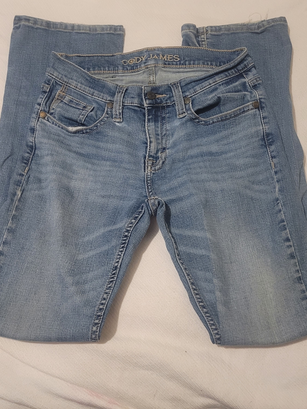 Cody James Light Wash Men's Bootcut Jeans